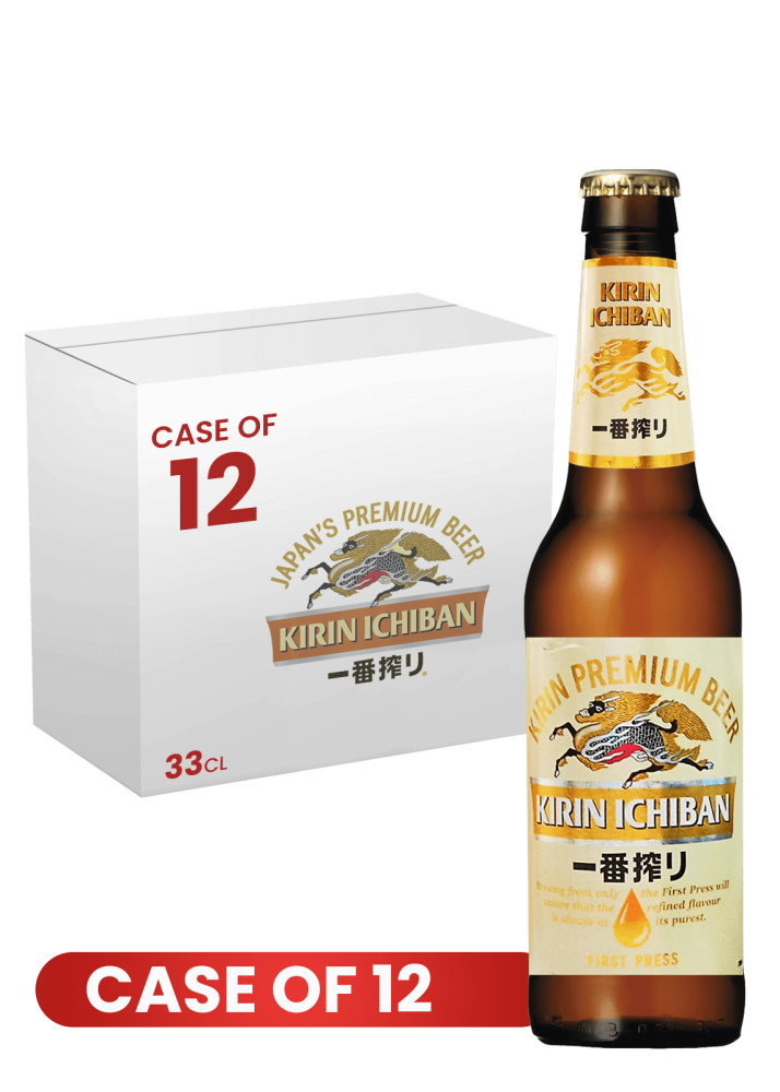 Kirin Ichiban Bottle 33 CL X 12 Case