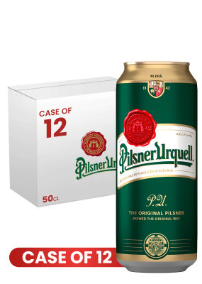 Pilsner Urquell Can 50 CL X 12 Case