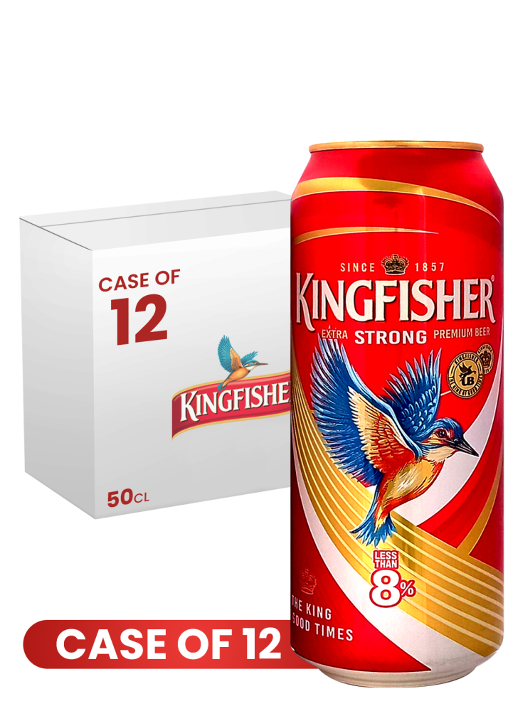 KingFisher Strong Can 50 CL X 12 Case