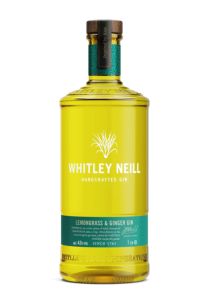 Whitley Neill Lemongrass & Ginger Gin 1L Promo