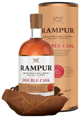 Rampur Double Cask India Single Malt Whisky 75Cl