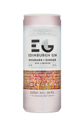 Edinburgh Rhubarb And Ginger Gin & Ginger Ale Can 25CL