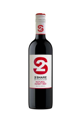 2 Share Sweet Red Wine 75Cl