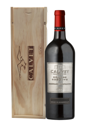 Calvet Grande Reserve Bordeaux Superieur Merlot Cabernet Sauvignon 1.5Lt (Wooden Box)