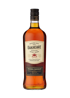 Bacardi Oakheart Spiced Rum 1 Ltr