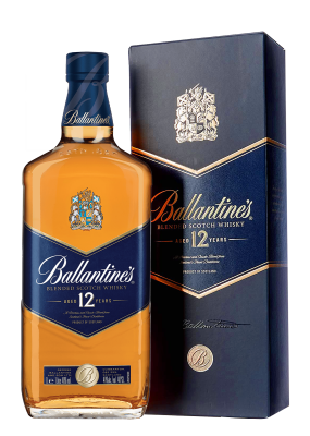 Ballantines Gold Seal 12 Years Old 1 Liter