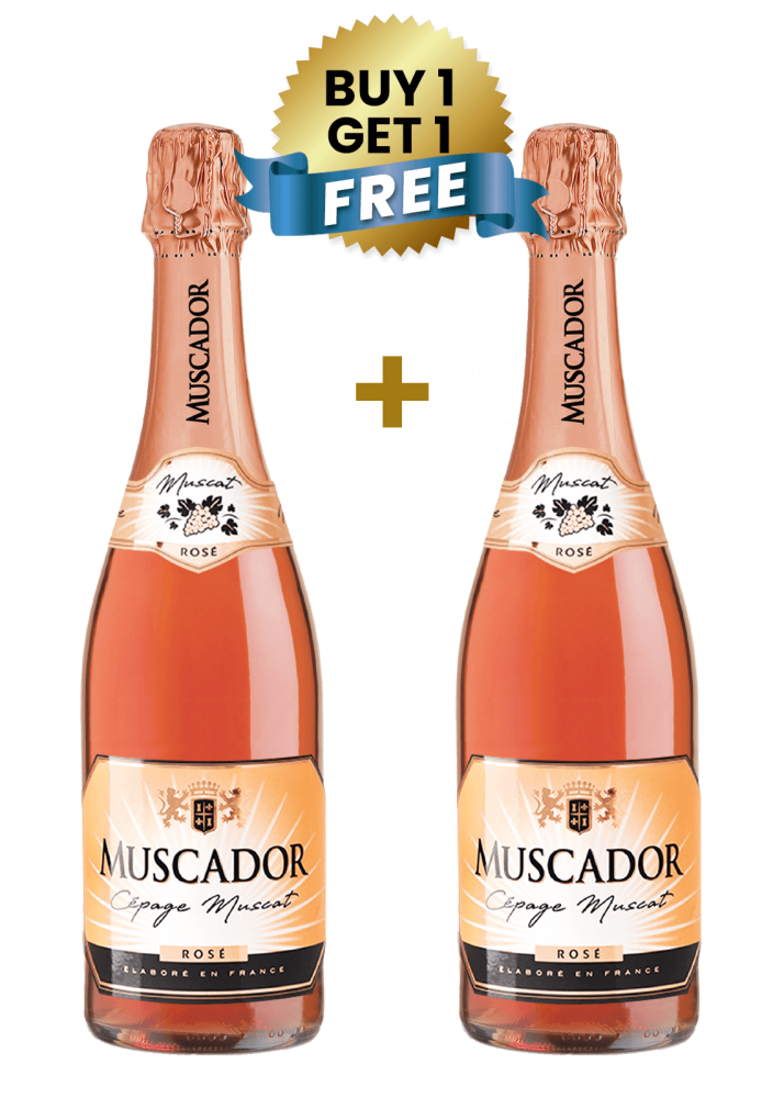 Muscador Cepage Muscat Sparkling Rose 75Cl (Buy 1 Get 1 Free)