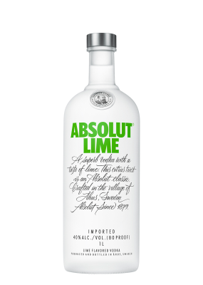 Absolut Lime Vodka 1L