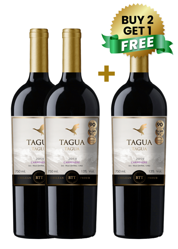 Tagua Tagua Carmenere 75Cl (Buy 2 Get 1 Free)