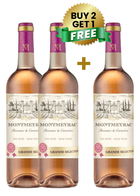 Montmeyrac Rose Wine 75Cl (Buy 2 Get 1 Free)
