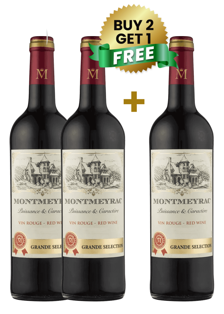 Montmeyrac Red Wine 75Cl (Buy 2 Get 1 Free)
