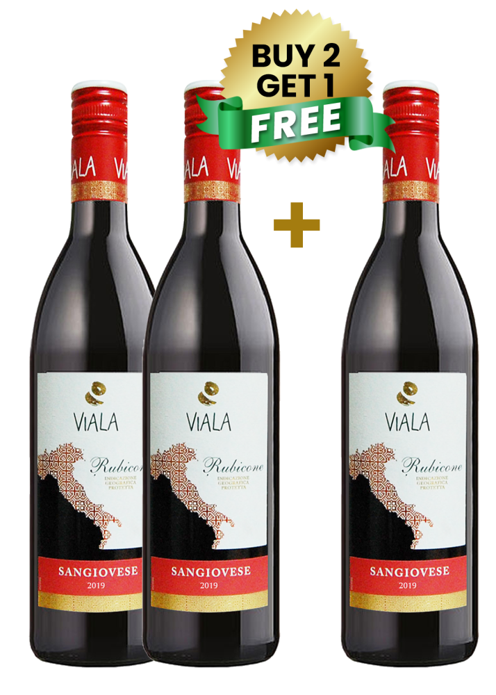 Viala Rubicone Sangiovese 75 Cl (Buy 2 Get 1 Free)
