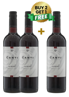 Canti Merlot 75Cl (Buy 2 Get 1 Free)